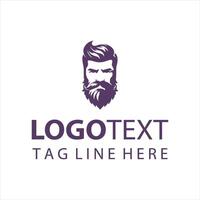 Bearded Adventurers guy logo vector