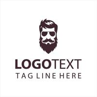 The Beard Revolution Guild guy logo vector