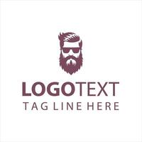 Beard Vibes Collective guy logo vector