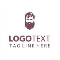 Bearded Knights guy logo vector