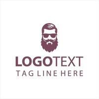 The Beard Authority guy logo vector