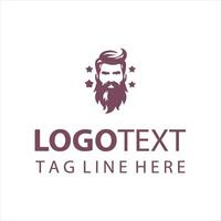Prime Beard Collective guy logo vector
