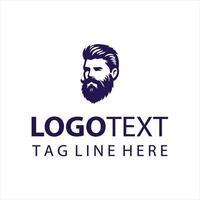 The Beard Forge Co guy logo vector