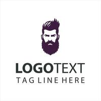 Mountain Beard Co guy logo vector