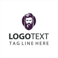 The Beard Journey guy logo vector