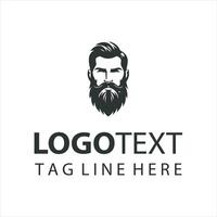 Beard Craft guy logo vector