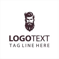 The Bearded Brother guy logo vector