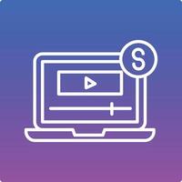 A player icon with a dollar sign vector