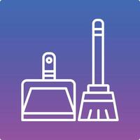 Dustpan Illustration Icon vector