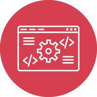 Code Settings Illustration Icon vector