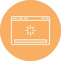 Web Loading Illustration Icon vector