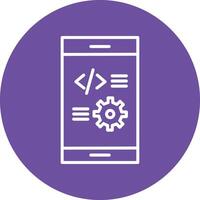 App Development Illustration Icon vector