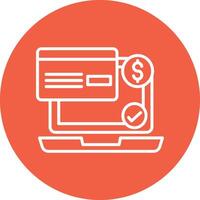 Online Payment Illustration Icon vector