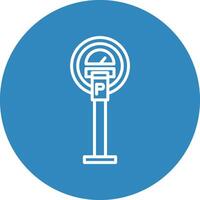 Parking Meter Illustration Icon vector