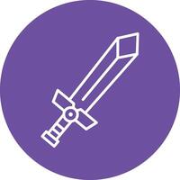 Sword Toy Illustration Icon vector