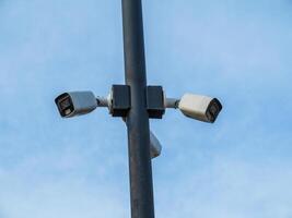 Surveillance camera equipment for security system and detection of violations of society, zone control photo