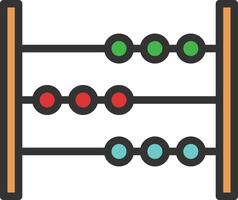 Abacus icon image. Suitable for mobile apps, web apps and print media. vector