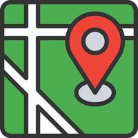 Address icon image. Suitable for mobile apps, web apps and print media. vector