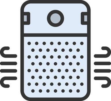 Air Purifier icon image. Suitable for mobile apps, web apps and print media. vector