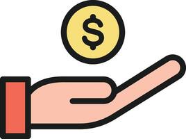 Alms icon image. Suitable for mobile apps, web apps and print media. vector
