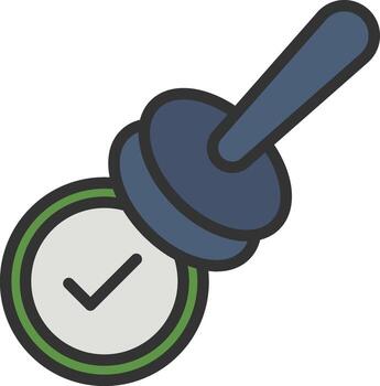 Approved icon image. Suitable for mobile apps, web apps and print media. vector