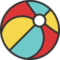 Ball icon image. Suitable for mobile apps, web apps and print media. vector