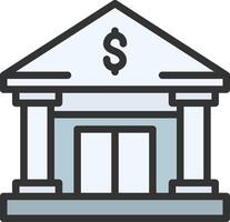 Bank icon image. Suitable for mobile apps, web apps and print media. vector