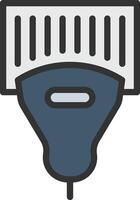 Barcode Scan icon image. Suitable for mobile apps, web apps and print media. vector
