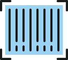 Barcode icon image. Suitable for mobile apps, web apps and print media. vector