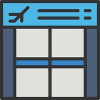 Boarding Gate icon image. Suitable for mobile apps, web apps and print media. vector