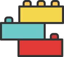 Blocks icon image. Suitable for mobile apps, web apps and print media. vector