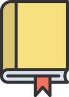 Bookmark icon image. Suitable for mobile apps, web apps and print media. vector