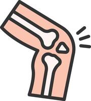 Broken Bone icon image. Suitable for mobile apps, web apps and print media. vector