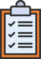 Checklist icon image. Suitable for mobile apps, web apps and print media. vector