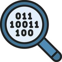 Code Search icon image. Suitable for mobile apps, web apps and print media. vector
