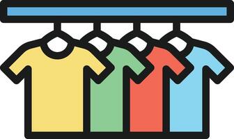 Clothing icon image. Suitable for mobile apps, web apps and print media. vector
