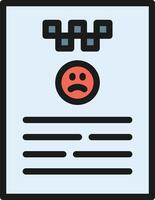 Complaint icon image. Suitable for mobile apps, web apps and print media. vector