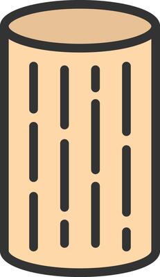Cork icon image. Suitable for mobile apps, web apps and print media.