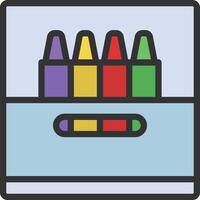 Crayon icon image. Suitable for mobile apps, web apps and print media. vector
