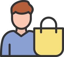 Customer icon image. Suitable for mobile apps, web apps and print media. vector
