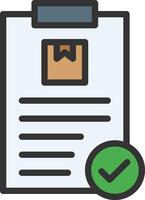 Delivery File icon image. Suitable for mobile apps, web apps and print media. vector