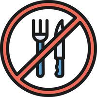 Fasting icon image. Suitable for mobile apps, web apps and print media. vector