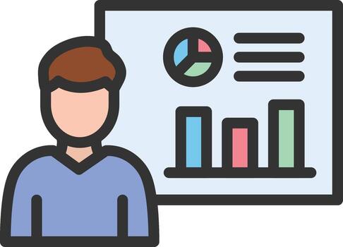 Explain icon image. Suitable for mobile apps, web apps and print media. vector