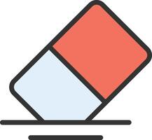 Eraser icon image. Suitable for mobile apps, web apps and print media. vector
