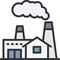 Factory icon image. Suitable for mobile apps, web apps and print media. vector