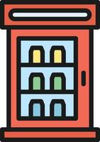 Fridge icon image. Suitable for mobile apps, web apps and print media. vector
