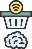 Gas Detector icon image. Suitable for mobile apps, web apps and print media. vector