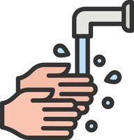 Handwash icon image. Suitable for mobile apps, web apps and print media. vector