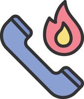 Hotline icon image. Suitable for mobile apps, web apps and print media. vector