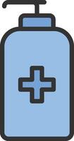 Hand Sanitizer icon image. Suitable for mobile apps, web apps and print media. vector